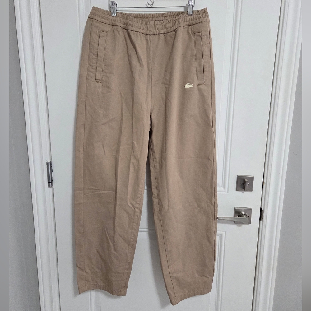 NWT - Lacoste Men's Relaxed Fit Cotton Chino Pants - Size 34